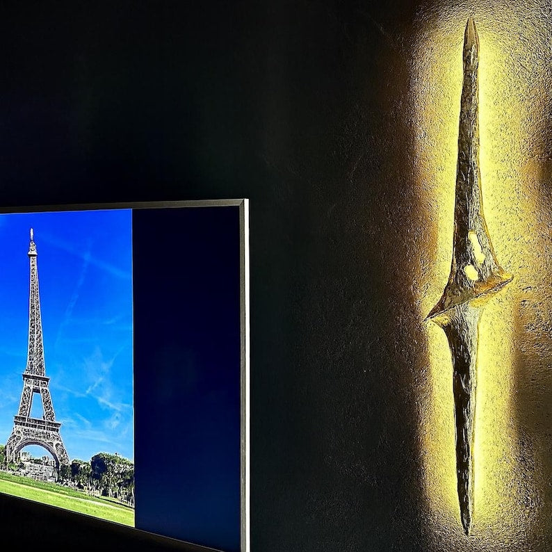 Handmade Brass Spear Wall Sconce: Art Deco Wall & Ceiling Light