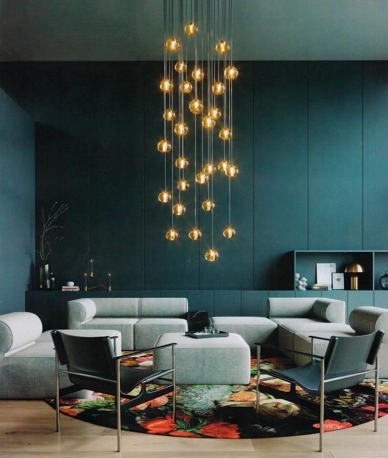 Personalized order for ARVID – 9x Honey Bocca V3 Glass Pendant Chandelier